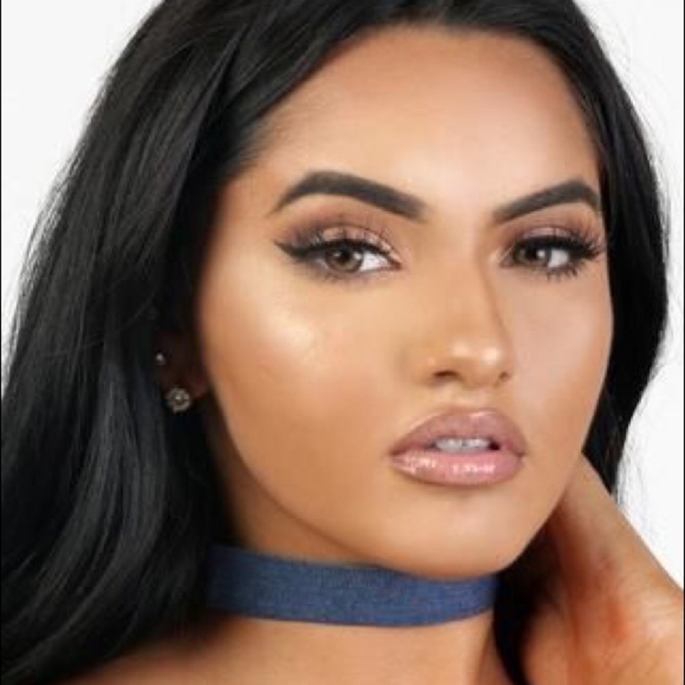 Denim Choker